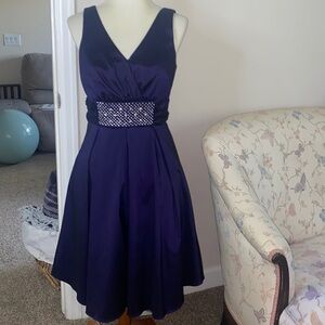 Purple women’s party dress